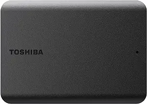 Toshiba Canvio Basics 2TB Portable External Hard Drive USB 3.0, Black - HDTB520XK3AA