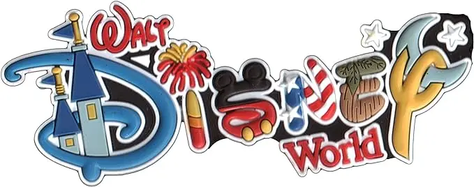 Disney Parks - Soft Touch Refrigerator Magnet - Walt Disney World - Letters