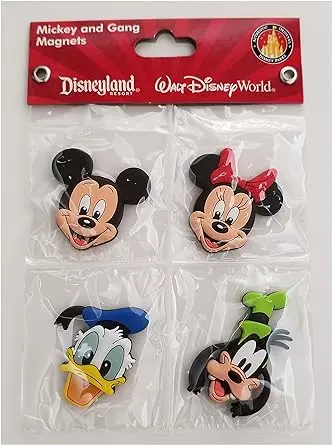 Disney Parks Magnet Set - Mickey, Minnie Mouse, Goofy and Donald Duck