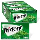 Trident Spearmint Sugar Free Gum, 12 Packs of 14 Pieces (168 Total Pieces)