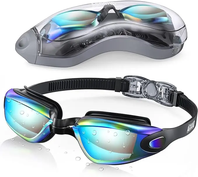 Aegend Swim Goggles, Swimming Goggles No Leaking Full Protection Adult Men Women Youth