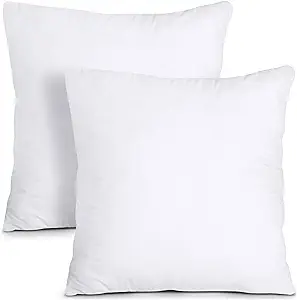 Utopia Bedding Throw Pillows Insert (Pack of 2, White)