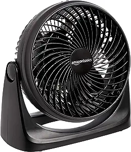 Amazon Basics 11-Inch Air Circulator Fan with 90-Degree Tilt Head and 3 Speed Settings