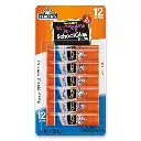 Elmer's Disappearing Purple School Glue Sticks, Washable, 6 Grams, 12 Count