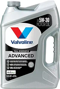 Valvoline Advanced Full Synthetic SAE 5W-30 Motor Oil 5 QT