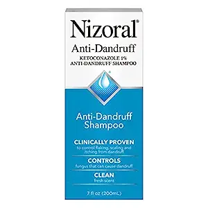 Nizoral Anti-Dandruff Shampoo with 1% Ketoconazole, Fresh Scent, 7 Fl Oz