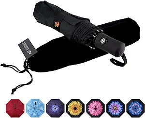 SY COMPACT Travel Umbrella Windproof Automatic Umbrellas-Factory Outlet umbrella