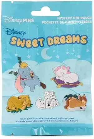 Disney Pin - Sweet Dreams - Mystery Pouch - 5 Pin Pack