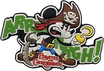 Disney Parks Magnet - Pirates Of The Caribbean Mickey - ARRRGH!