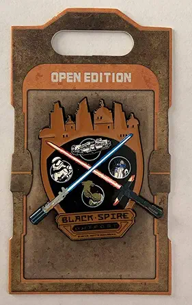 Star Wars Pin Galaxy's Edge Black Spire Disney Pin