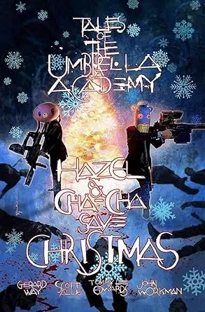 LCSD Tales of the Umbrella Academy Hazel & Cha Cha Save Christmas Variant Cover One Shot