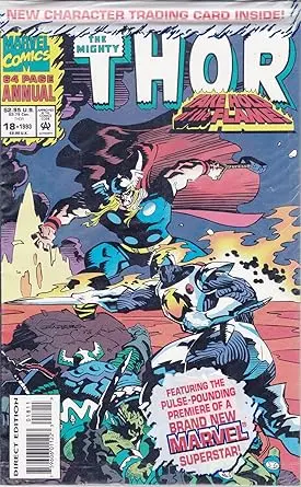 Thor Annual #18 (with card) VF/NM ; Marvel comic book | Ron Marz