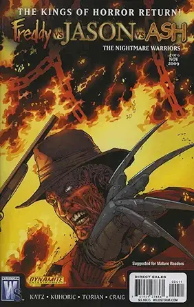 Freddy vs. Jason vs. Ash: The Nightmare Warriors #4 VF/NM ; WildStorm comic book | Freddy Krueger