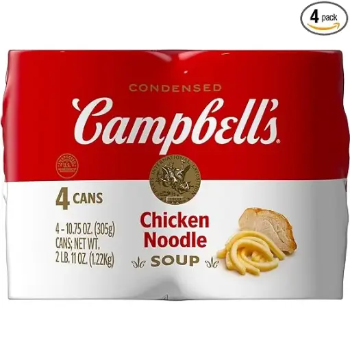 Campbell's Condensed Chicken Noodle Soup, 10.75 Ounce Can (Pack of 4)