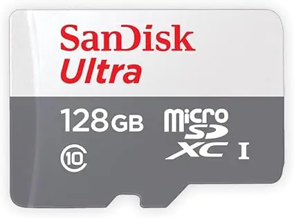 Made for Amazon SanDisk 128GB microSD Memory Card for Fire Tablets and Fire -TV