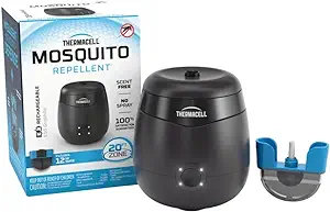 Thermacell Patio Shield Mosquito Repellent E-Series Rechargeable Repeller Alternative