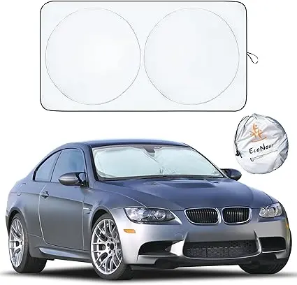 EcoNour Car Windshield Sun Shade | Reflector Sunshade Offers Ultimate Protection for Car Interior